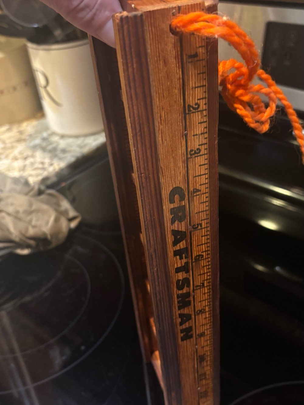 Vintage Craftsman Folding Ruler Handmade Display Shelf Folk Art - Picture 5 of 7